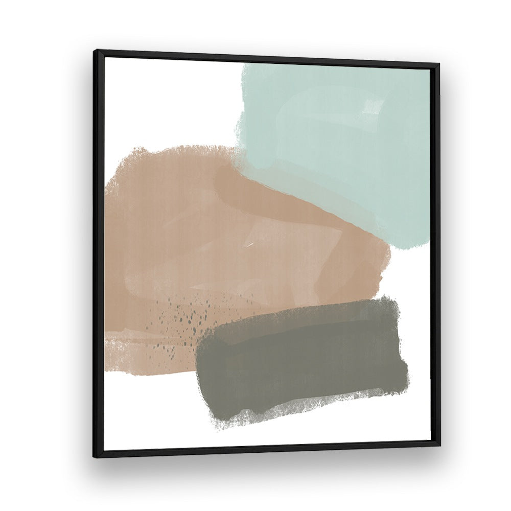 Modern hues blend in ABSTRACT SHAPES NO III, a stunning addition to ABSTRACT PAINTINGS by Blackplain.