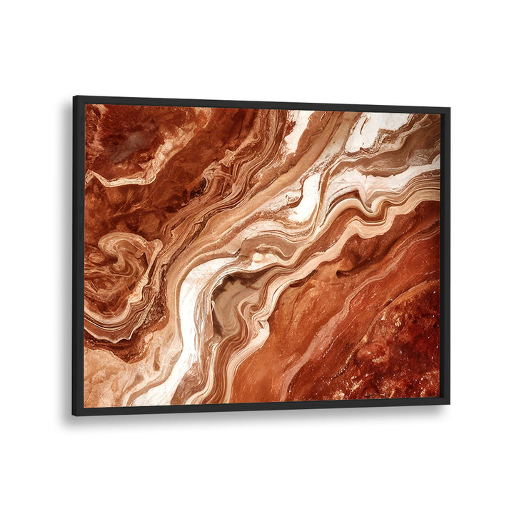 Stunning abstract painting featuring patterns in rich earthy tones, perfect for enhancing any home decor collection.
