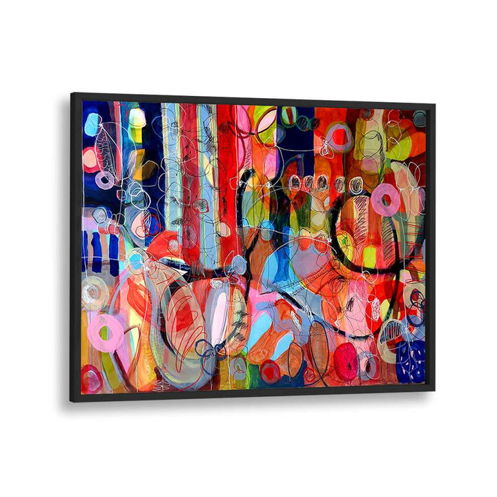 Vibrant AFTER THE RAIN III, ABSTRACT PAINTINGS showcase a rich blend of colors and emotions, perfect for any art lover.