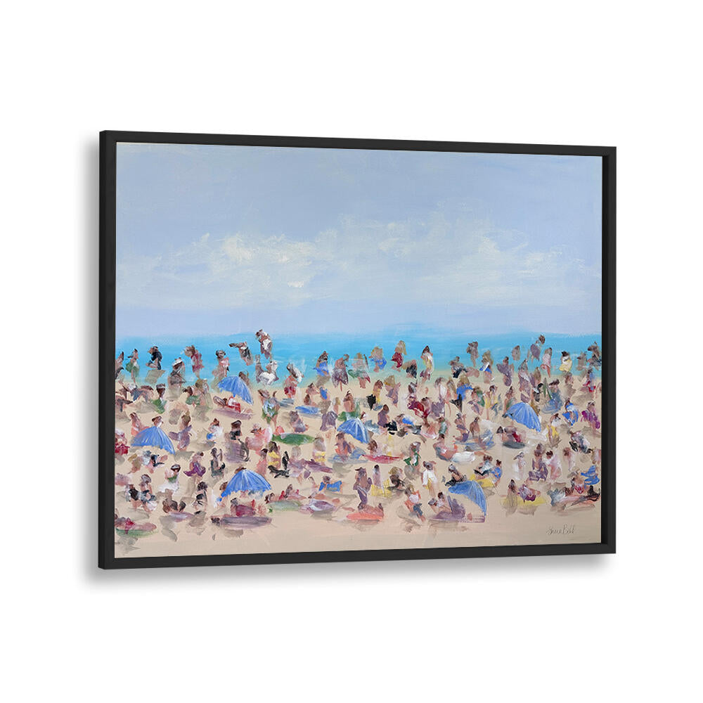 Colorful beach scene featuring our BEACHSIDE BLURS, BEACH PAINTINGS, perfect for adding coastal serenity to your space.