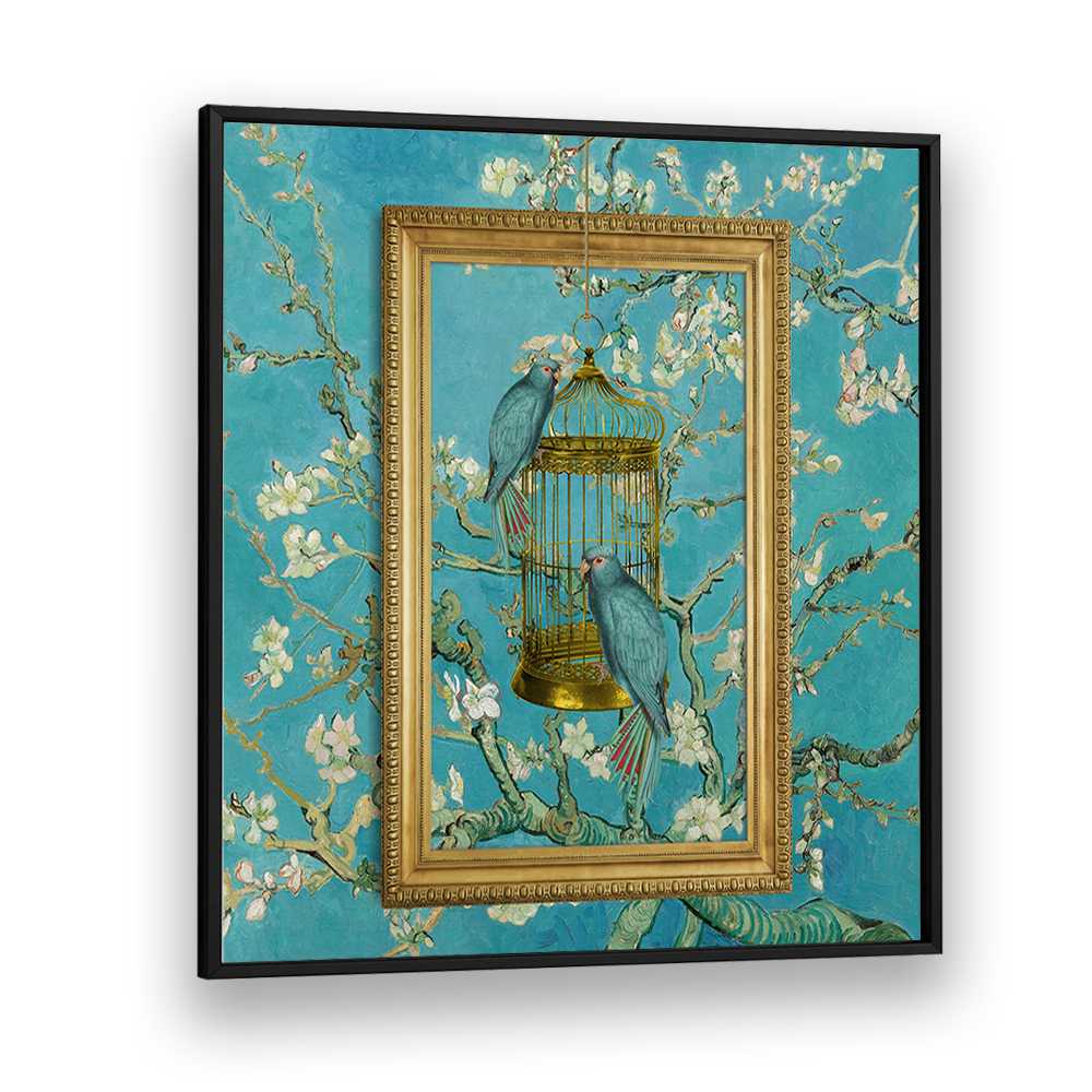BLUE PARROTS ALMOND BLOOM