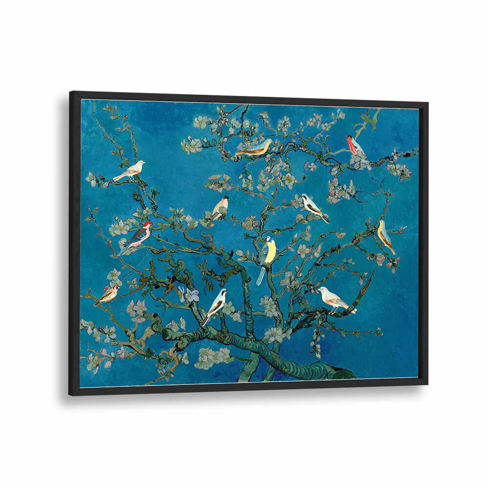 BIRDS IN BLOSSOM , ANIMAL PAINTINGS