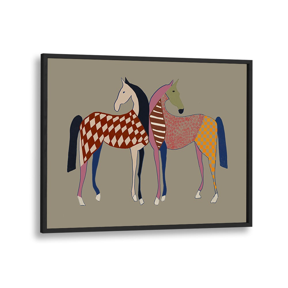 COLORFUL PATTERNED HORSES