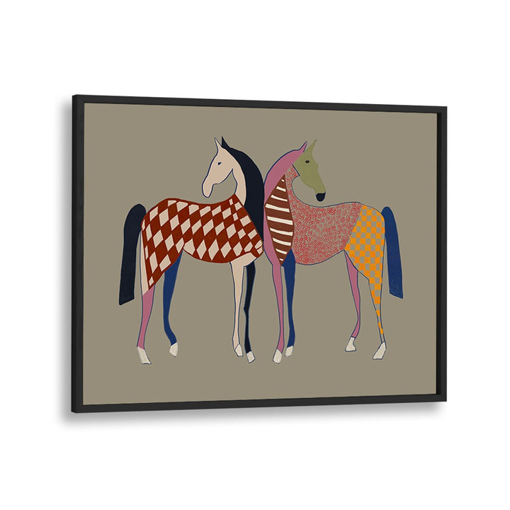 COLORFUL PATTERNED HORSES