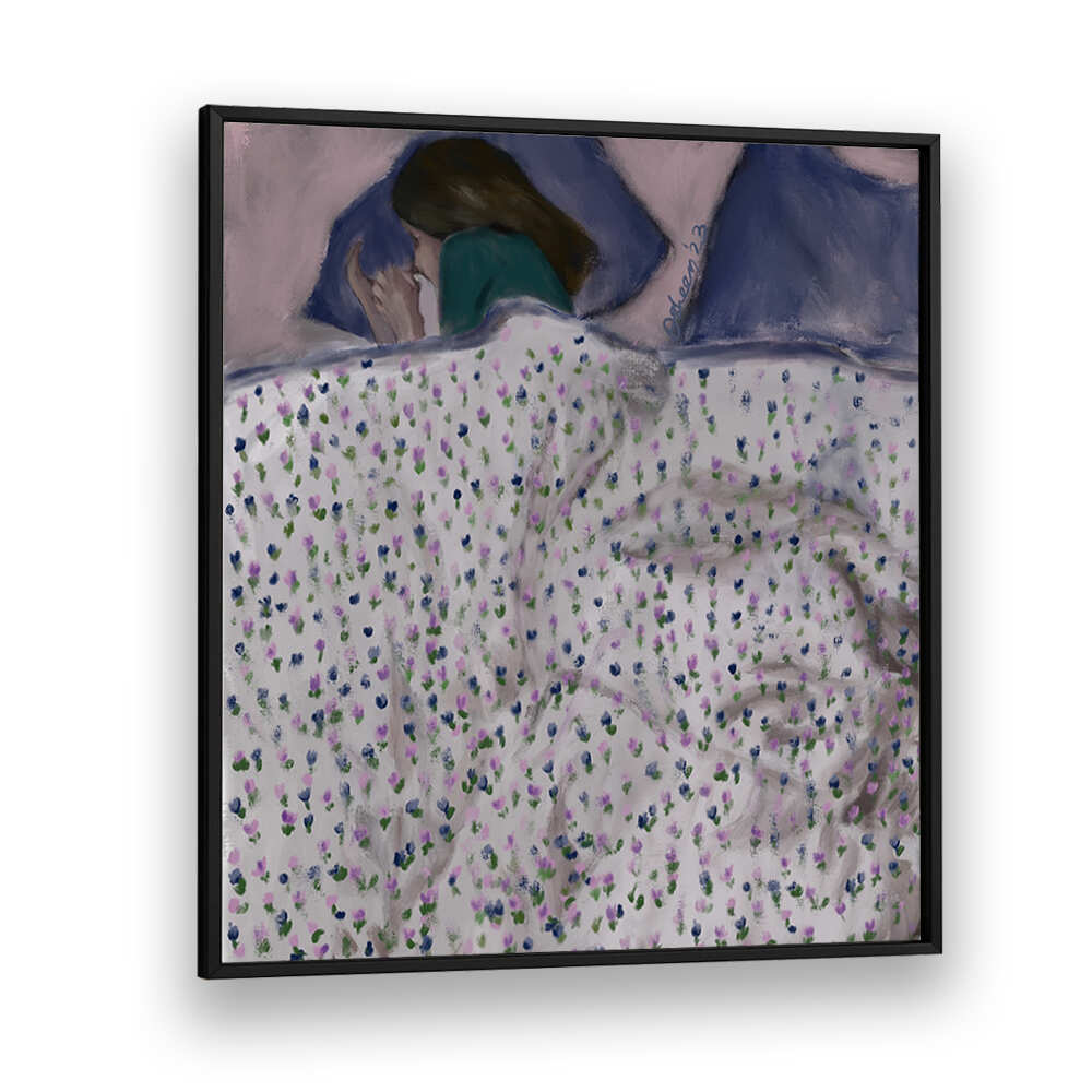 COZY IN MY BED , PORTRAITS & FIGURATIVE ILLUSTRATIONS