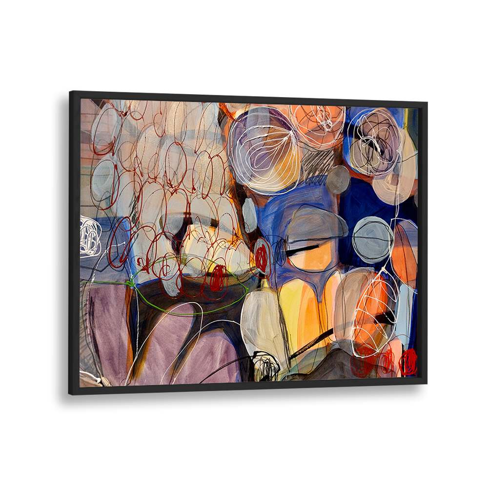 Colorful and dynamic DEAR DIARY III, ABSTRACT PAINTINGS, perfect for contemporary art lovers.