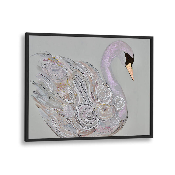 Stunning ELEGANT SWAN, ANIMAL PAINTINGS showcasing grace and beauty, perfect for transforming your space.