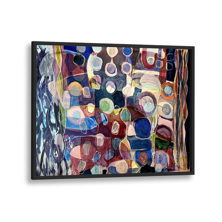 Vibrant ELEMENTS ORGANISEES I, ABSTRACT PAINTINGS artwork, perfect for enhancing your space with sophistication.