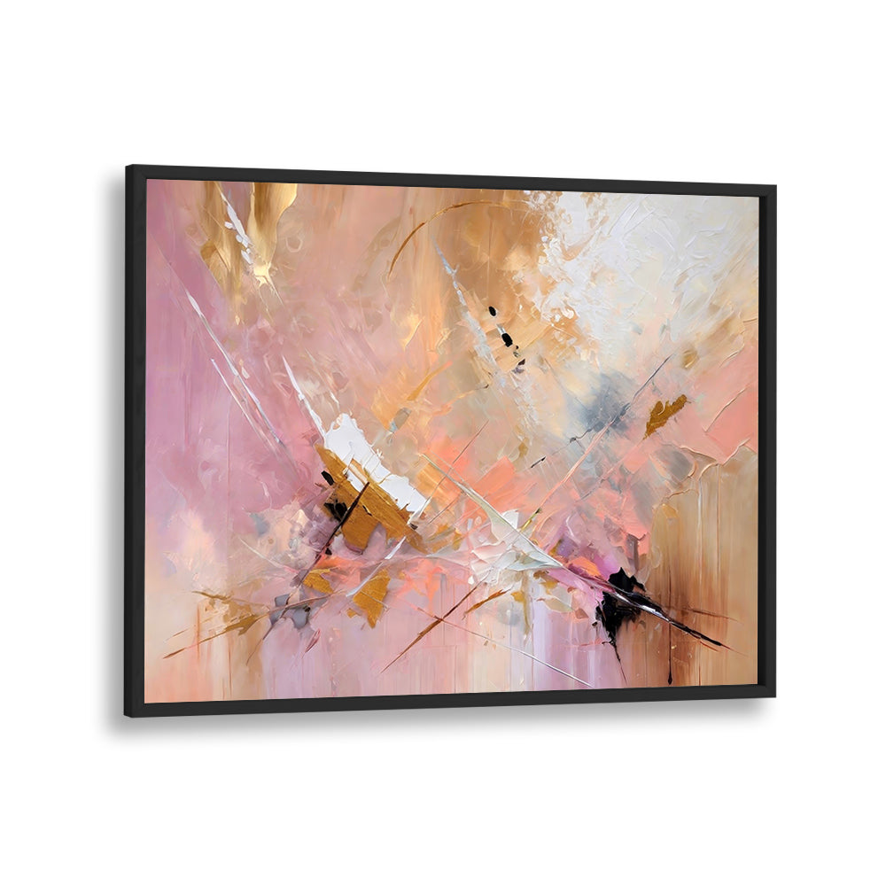 Vibrant EXPRESSIONIST PINK, ABSTRACT PAINTINGS enhance modern home décor with captivating artistry and color.