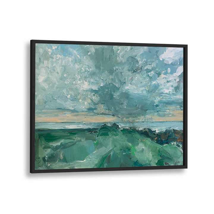 Elegant GREEN LANDSCAPE painting showcasing nature's beauty, perfect for enhancing your space with landscape paintings.