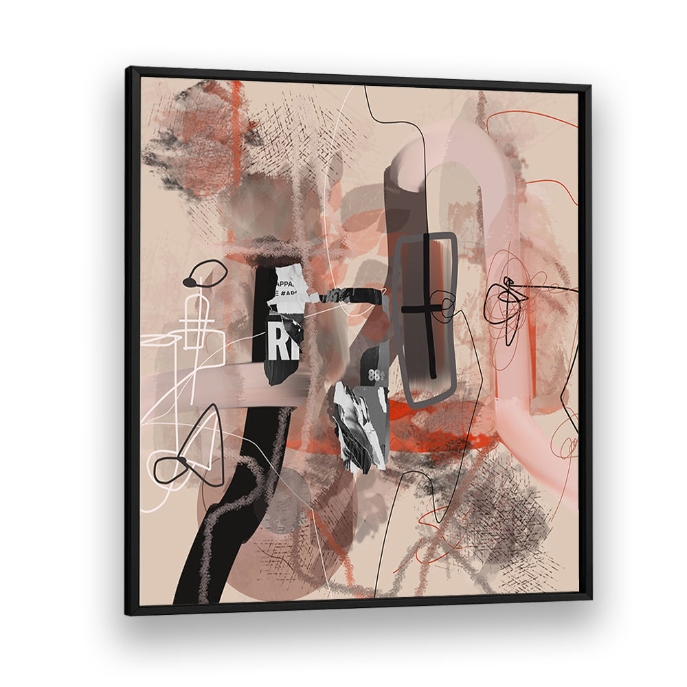 Transform your space with INSIDE OUTSIDE I, ABSTRACT PAINTINGS, a stunning, modern art piece perfect for decor.