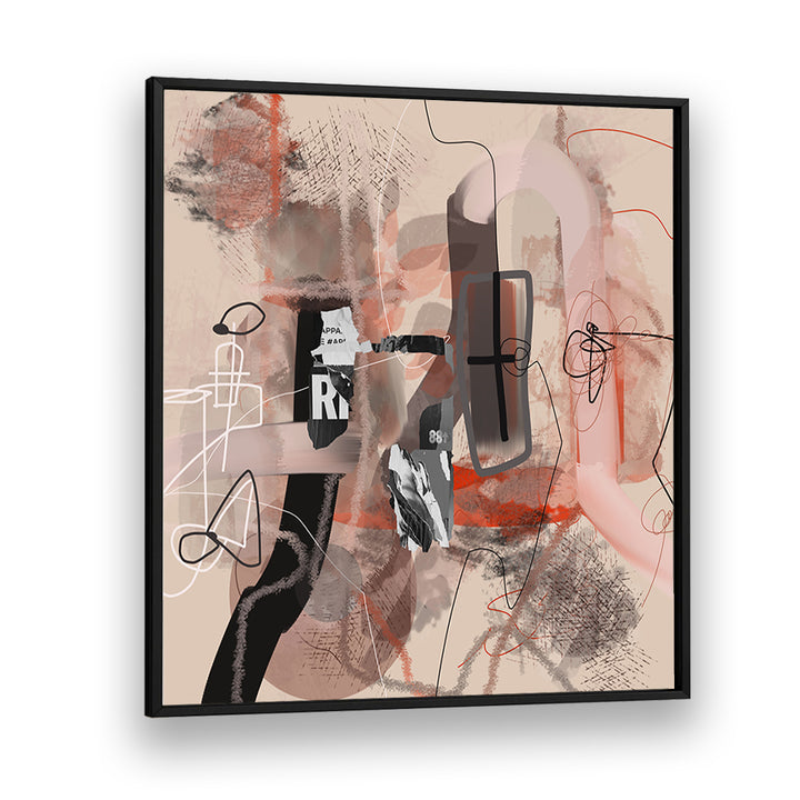 Transform your space with INSIDE OUTSIDE I, ABSTRACT PAINTINGS, a stunning, modern art piece perfect for decor.