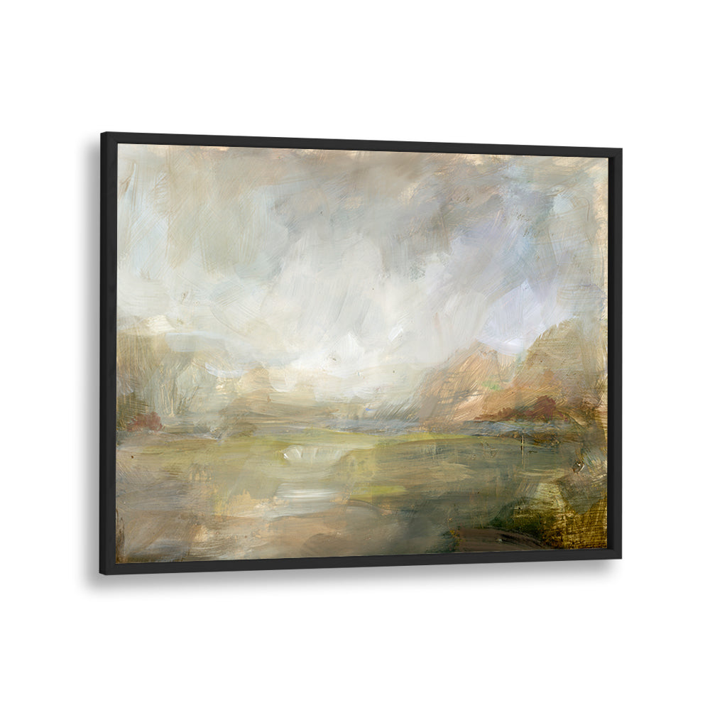 Serene MISTY MORNING VISTA, LANDSCAPE PAINTINGS enhance your space with calming light and fog. Perfect for tranquility.