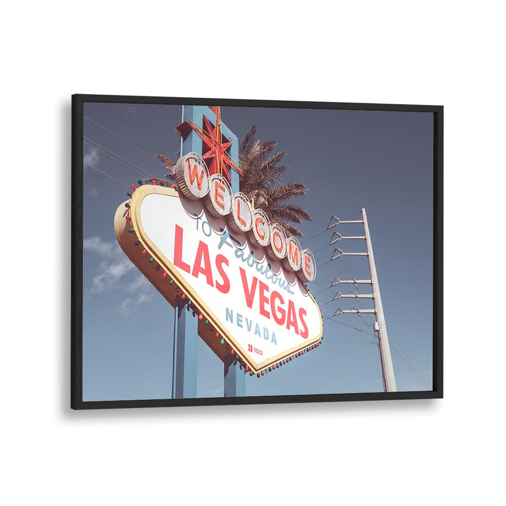 Welcome to fabulous Las Vegas sign, showcasing vibrant colors in the LAS VEGAS SIGN COLOR, COWBOY artwork collection.