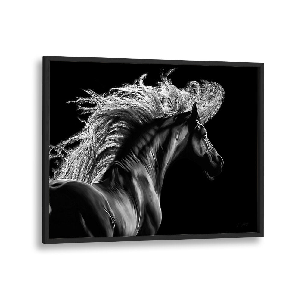 Stylish LE EQUUS, ANIMAL PAINTINGS highlight a majestic horse, perfect for transforming your space with artistry.