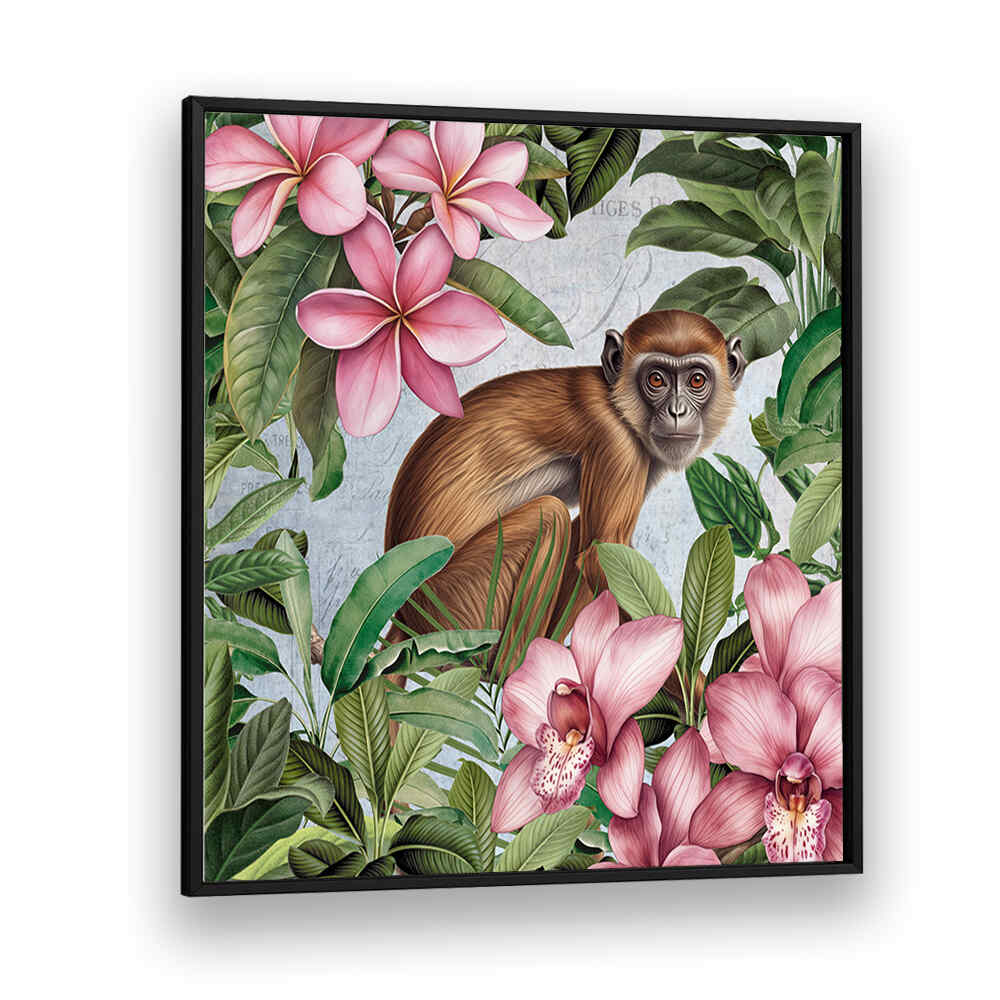 MONKEY GARDEN , ANIMAL PAINTINGS