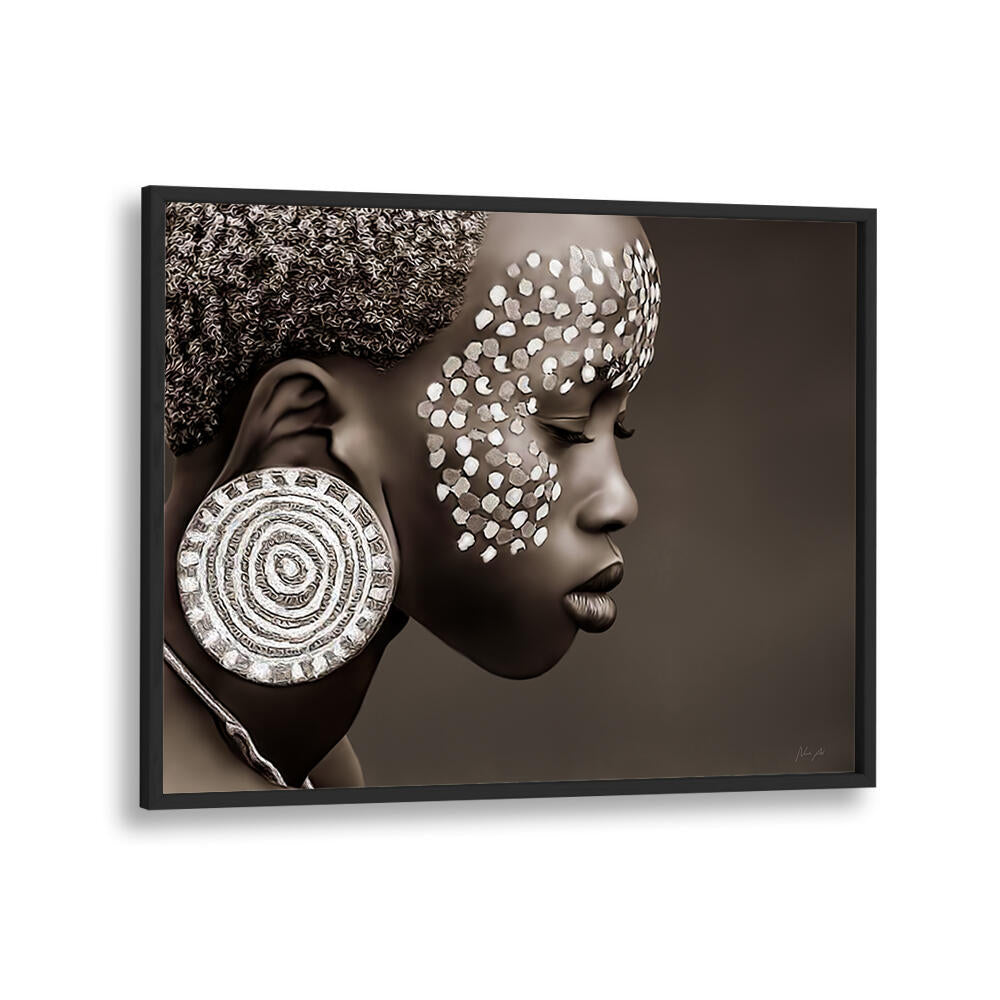 Elegant MURSI GIRL , PORTRAITS showcasing intricate jewelry and artistry, capturing deep emotional narratives.