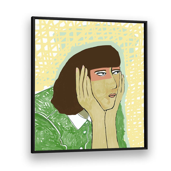 PENSIVE WOMAN PORTRAIT
