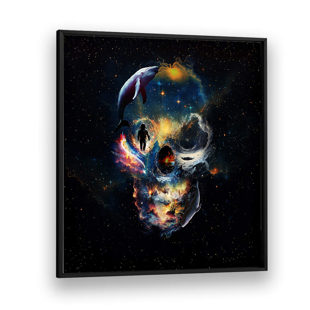 PORTAL SKULL , SURREAL ART PRINTS