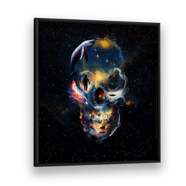 PORTAL SKULL , SURREAL ART PRINTS