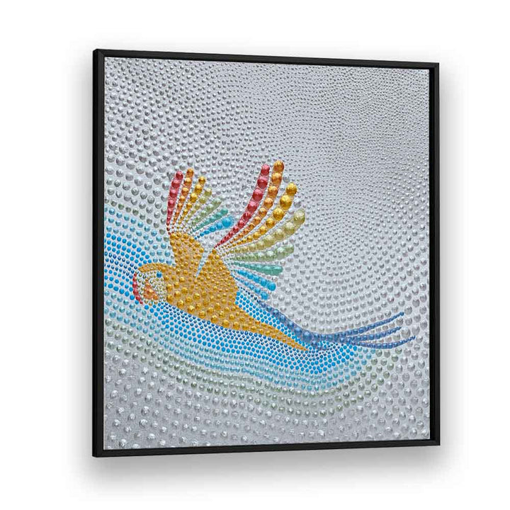 Vibrant RAINBOW PARROT FLIGHT, KIDS ROOM PAINTINGS add charm to your child's room decor with colorful designs.