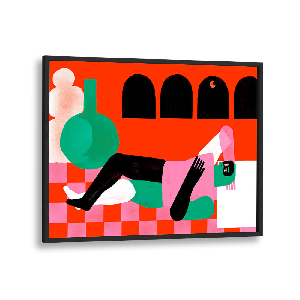 RETRO LOUNGE CHILL , PORTRAITS & FIGURATIVE ILLUSTRATIONS