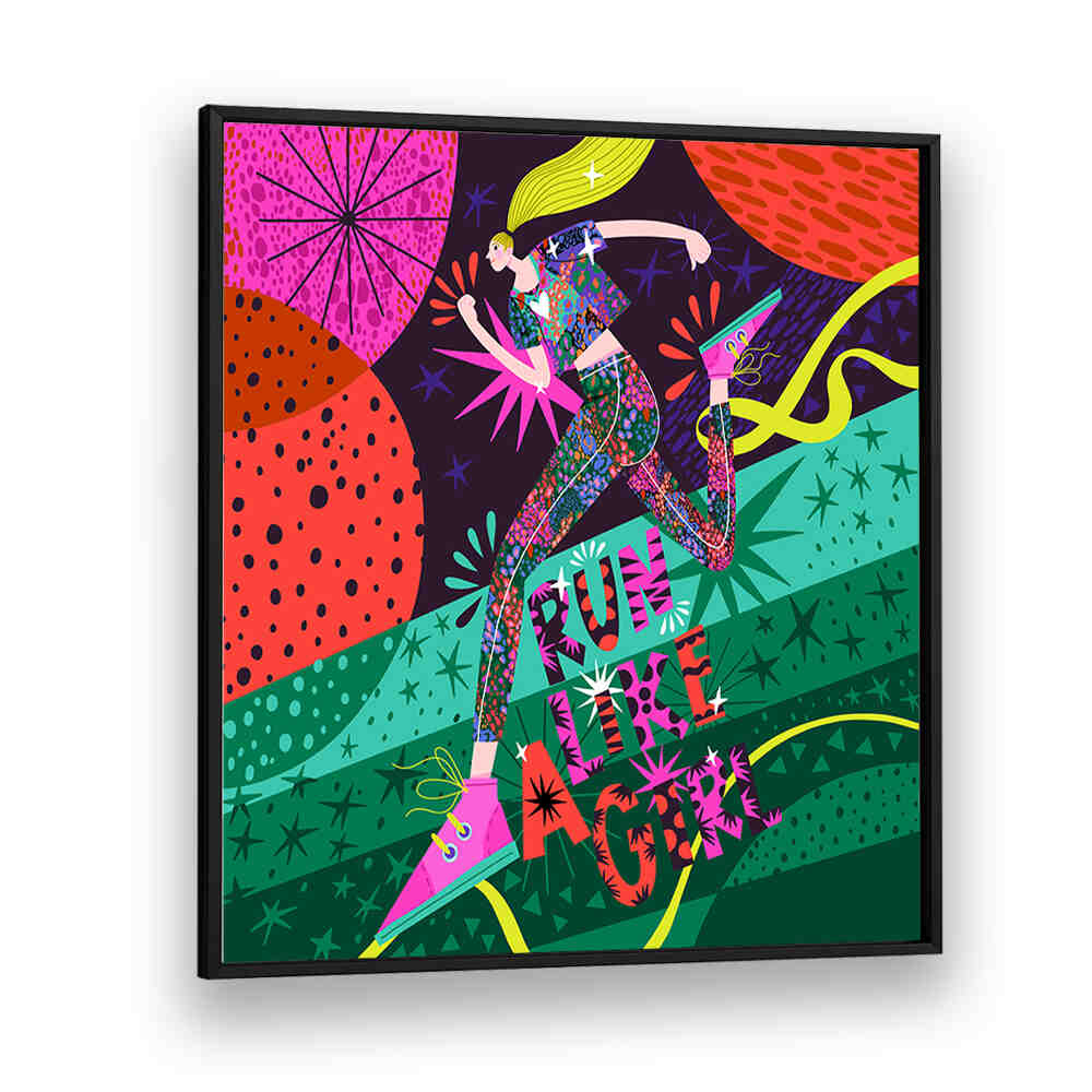 RUN LIKE A GIRL , FASHION POSTERS