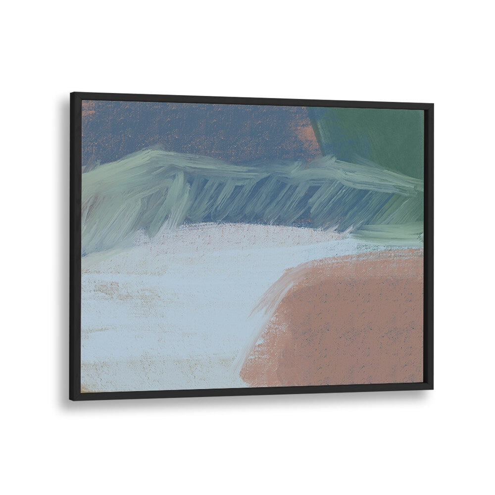 Colorful brush strokes blend in the SERENE FIELDS ABSTRACT, a stunning piece of ABSTRACT PAINTINGS for your decor.
