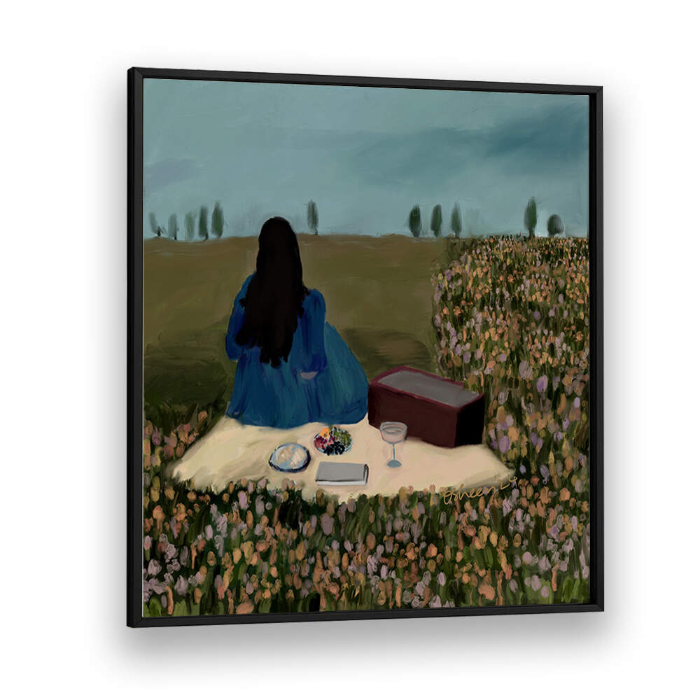 SOLO PICNIC DATE , PORTRAITS & FIGURATIVE ILLUSTRATIONS