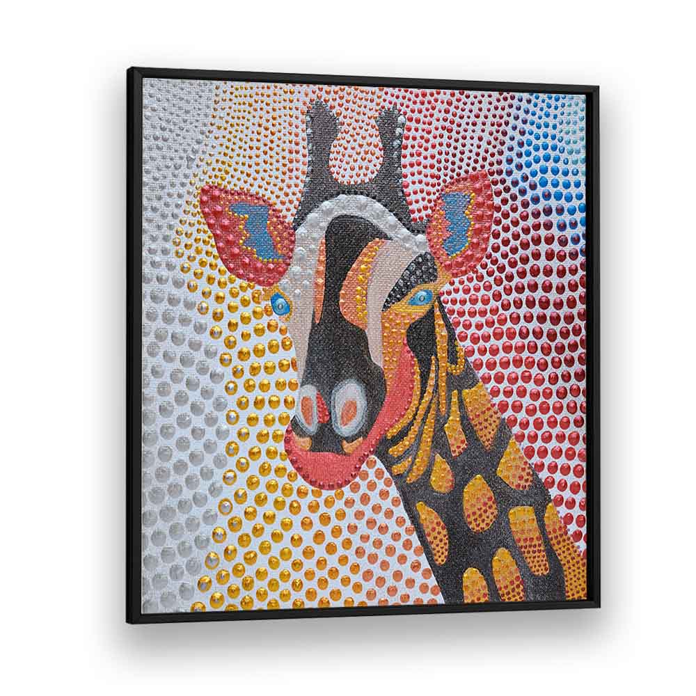 Bright and colorful STYLIZED GIRAFFE, KIDS ROOM PAINTINGS perfect for creating a vibrant space in your child's room.