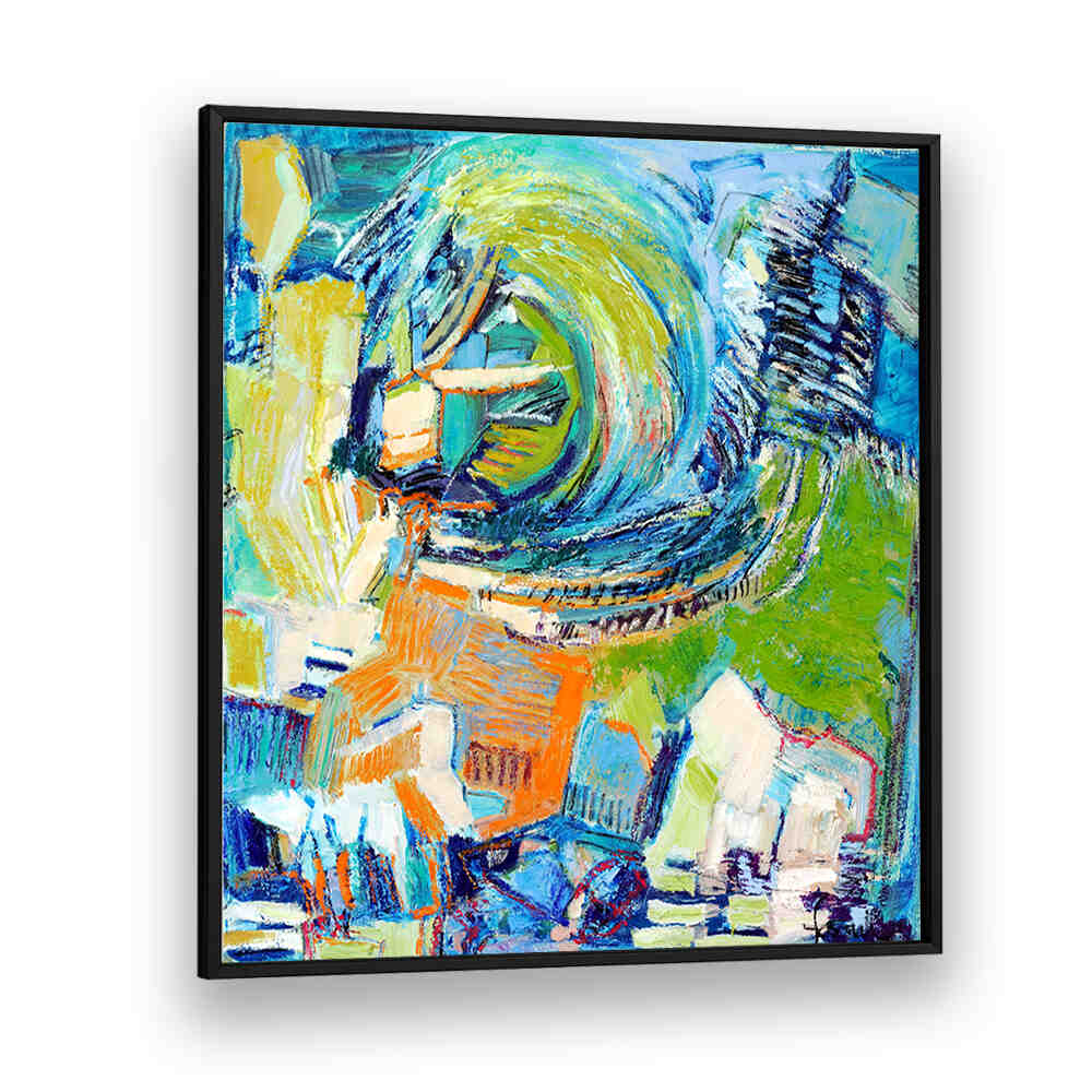 SWIRLING PATTERNS , ABSTRACT PAINTING