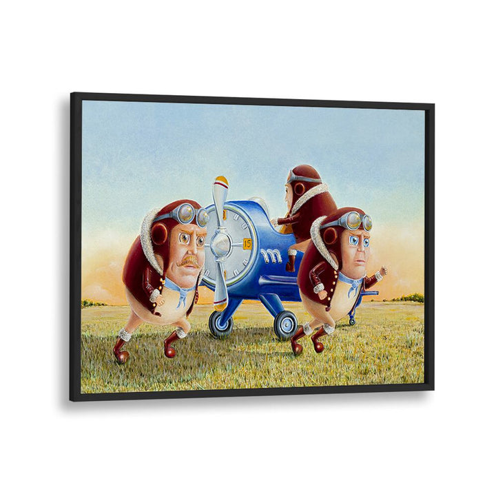 Unique SCRAMBLED EGGS, COMIC POSTERS featuring whimsical characters in a playful scene, perfect for any art lover.