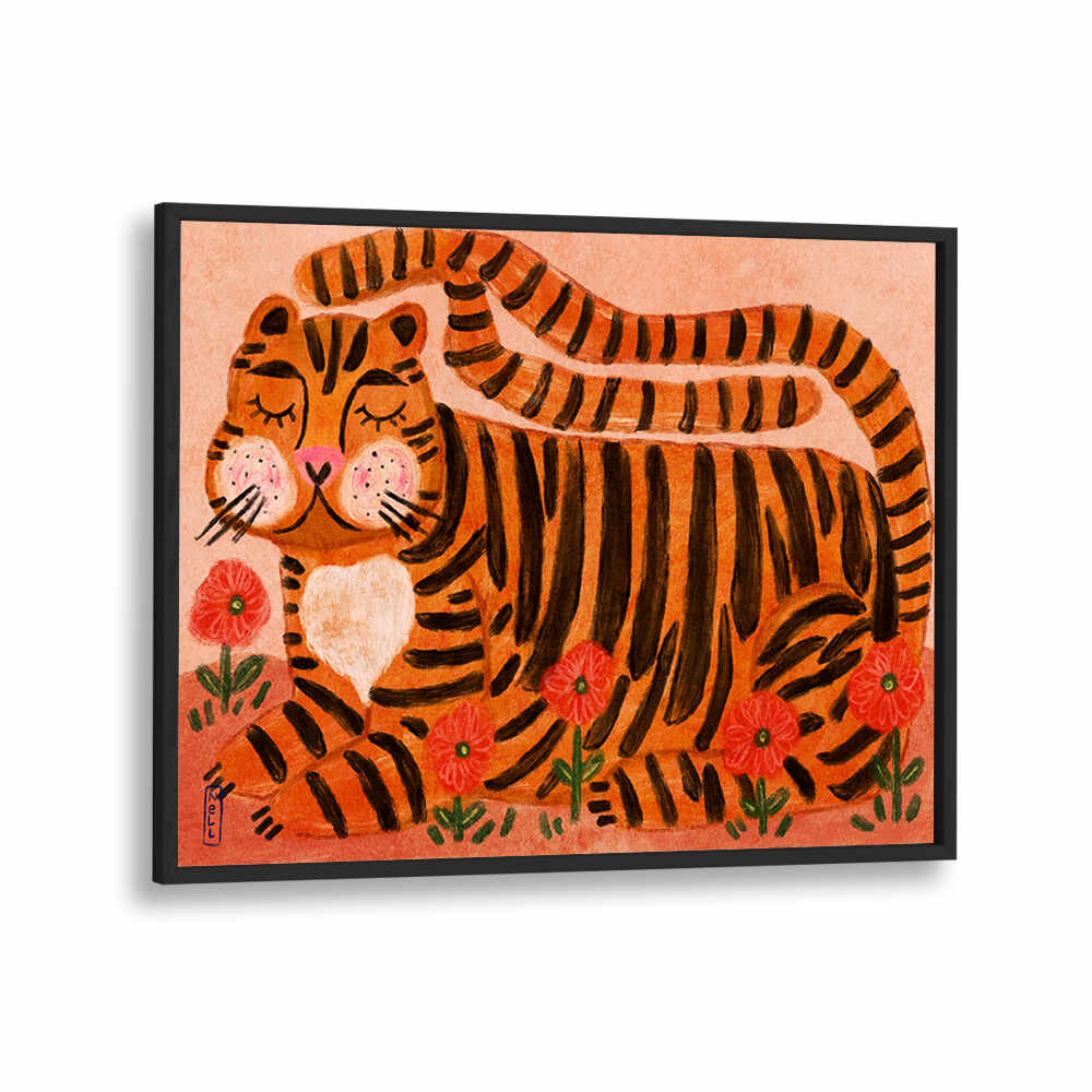 SLEEPING TIGER , KIDS ROOM PAINTINGS