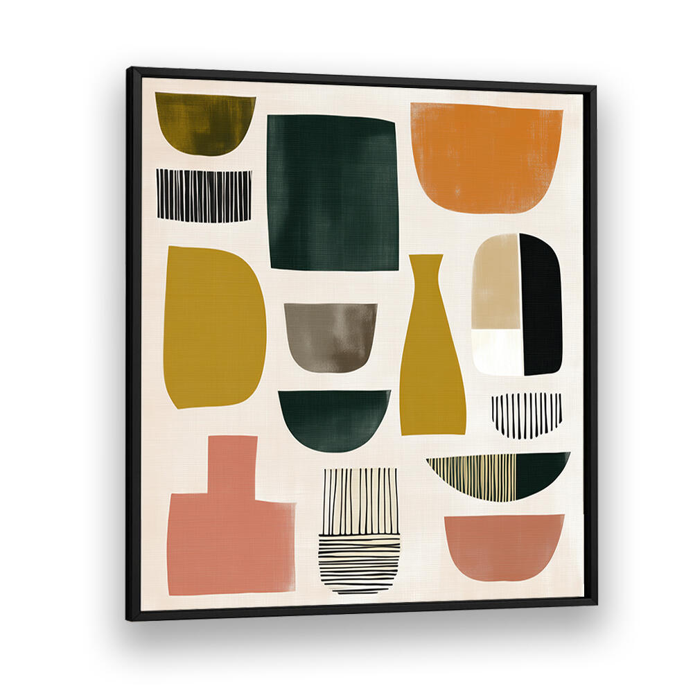 ABSTRACT SHAPES IN EARTH TONES