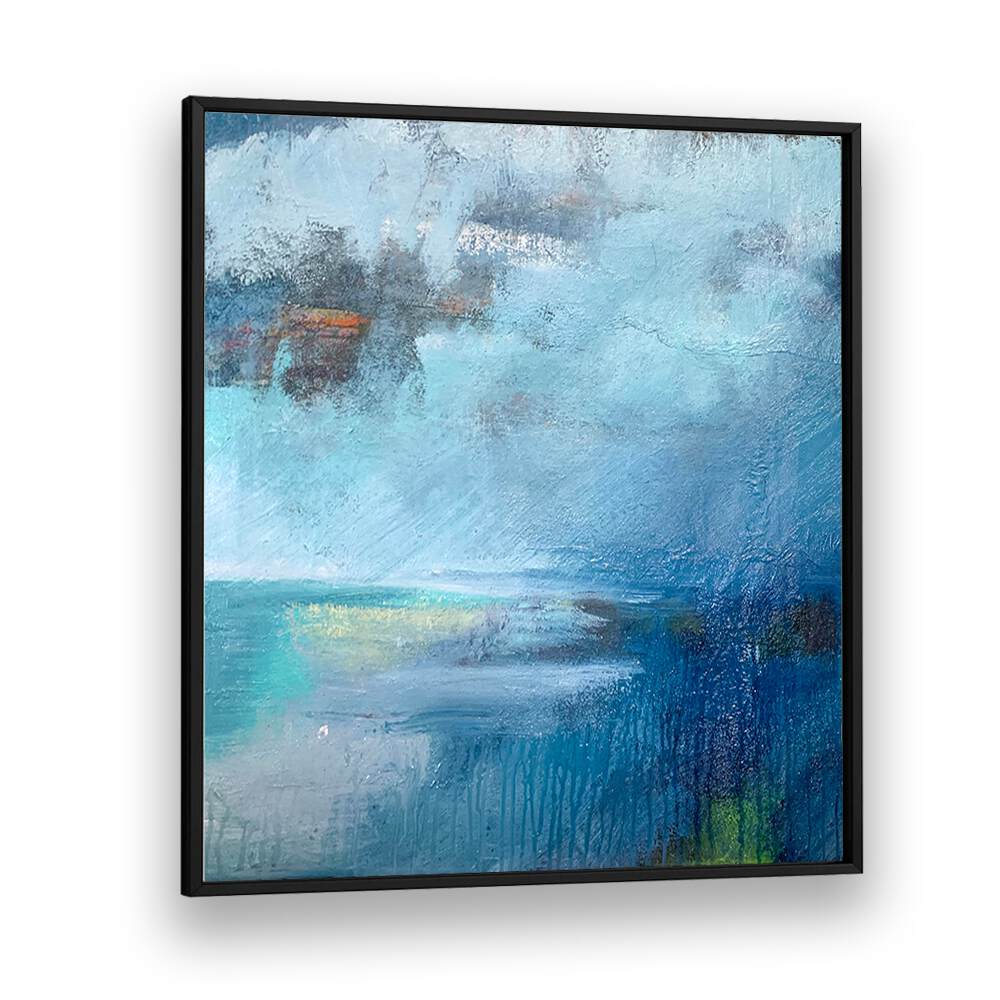 Serene TRANQUIL SEASCAPE PAINTING, an elegant piece of ABSTRACT PAINTINGS, perfect for enhancing your space.