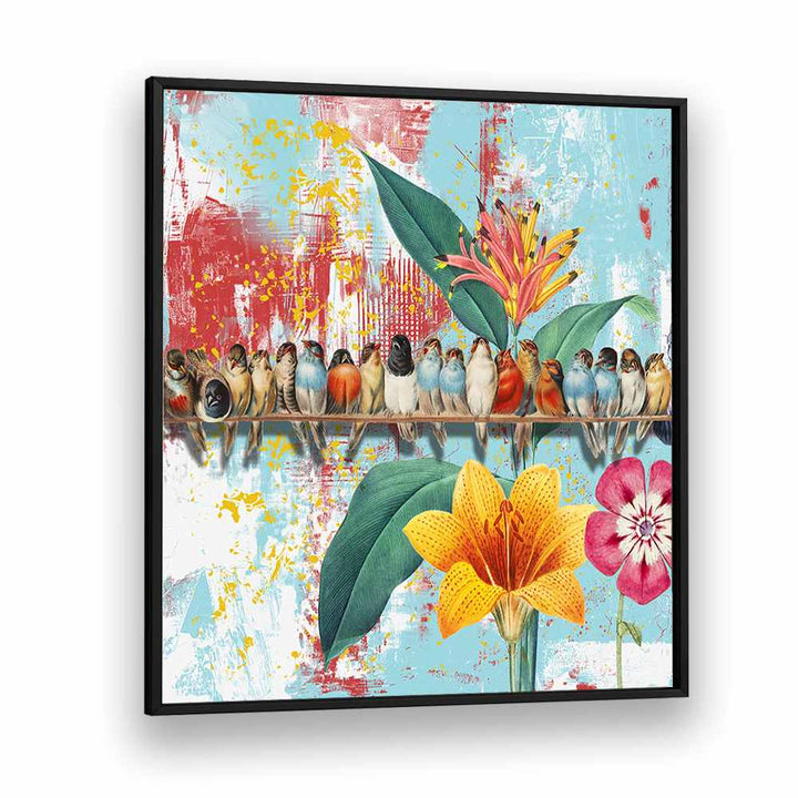 VIBRANT BIRDS AND BLOOMS