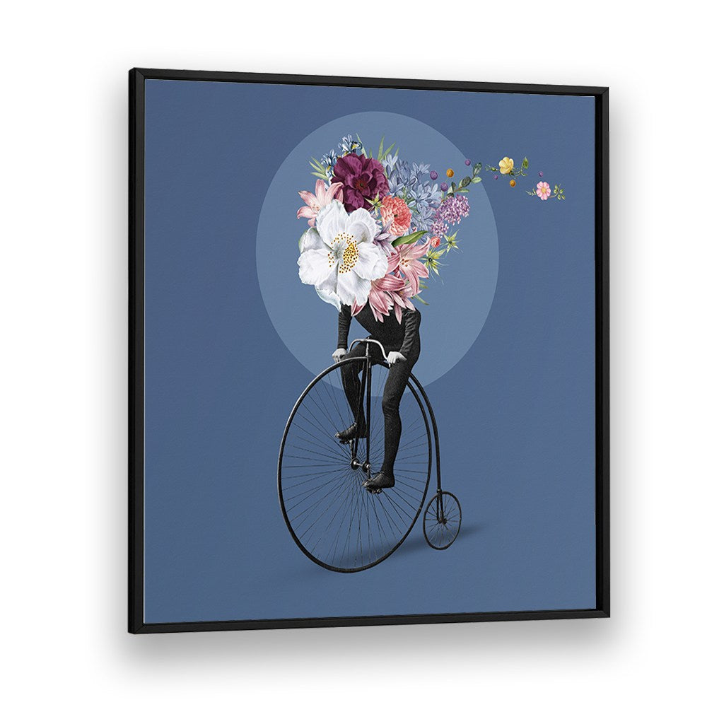 WHIMSICAL FLORAL CYCLIST