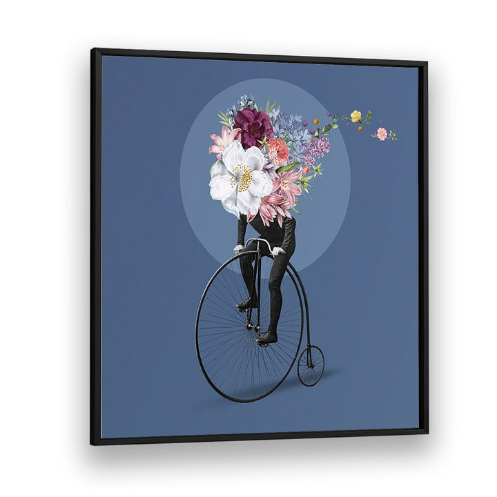 WHIMSICAL FLORAL CYCLIST