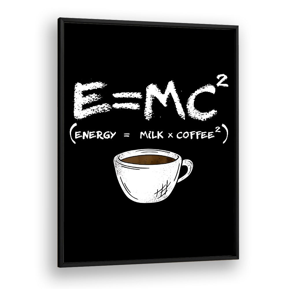 Stylish ENERGY, QUOTES typography poster featuring a coffee cup design, perfect for home or office decor.