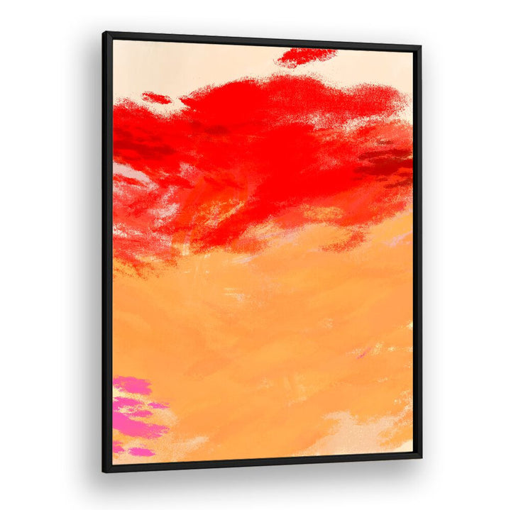 Vibrant sunset hues in TORRID DAY II, ABSTRACT PAINTINGS, perfect for brightening any space.