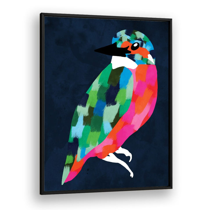 Vibrant PATCHWORK PERFECTION, ANIMAL PAINTINGS showcase colorful bird art, adding warmth and style to your space.