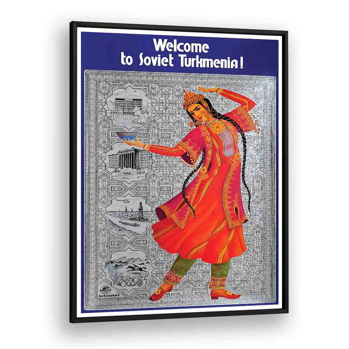 TURKMENIA , VINTAGE TRAVEL POSTERS