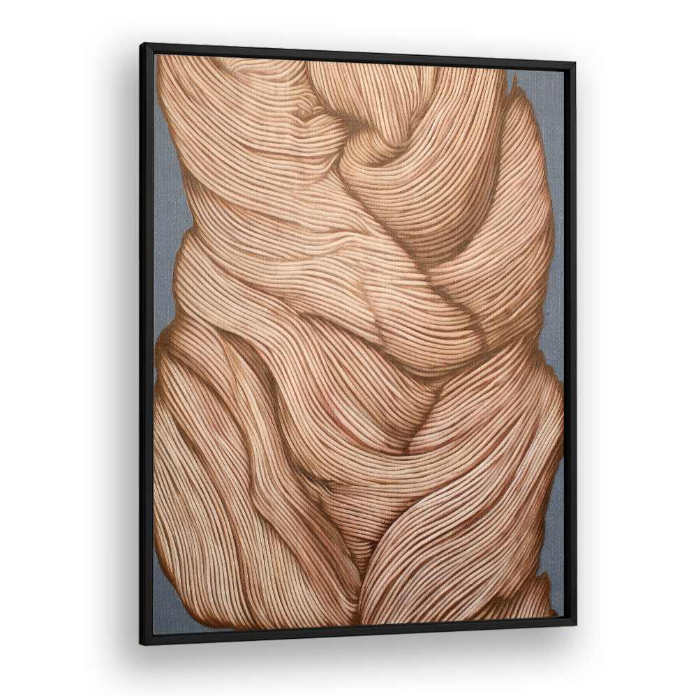 Elegant NATURE LINE III, ABSTRACT PAINTINGS feature flowing lines, celebrating nature's beauty and sustainable design.