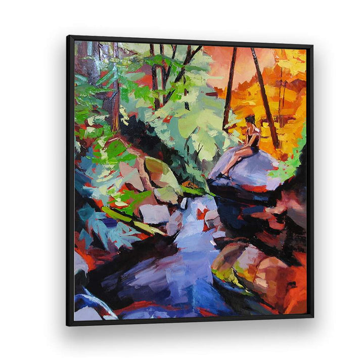 MILFROD BROOK , LANDSCAPE PAINTINGS