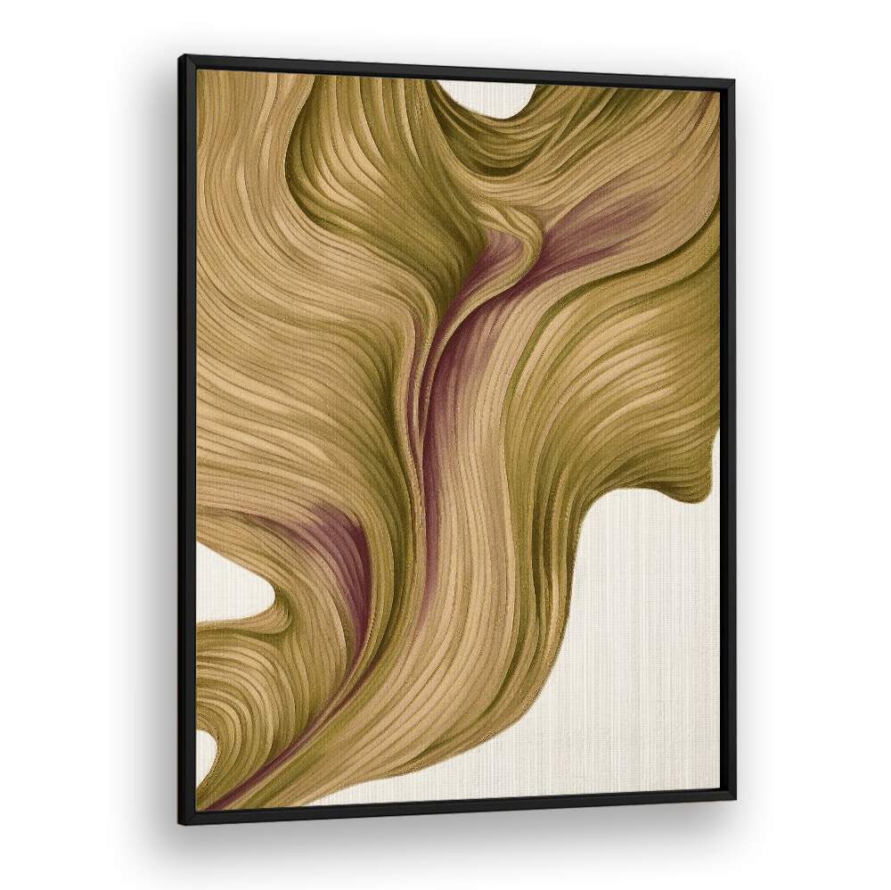 Elegant NATURE LINE V, ABSTRACT PAINTINGS featuring flowing textures, perfect for enhancing any eco-friendly space.