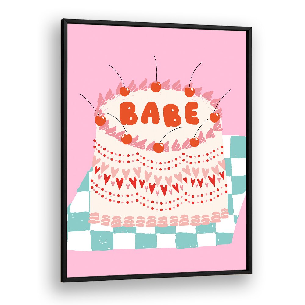 CAKE FOR MY BABE BY DUCHESS PLUM ,CAFE ART PRINTS , CAFE POSTERS