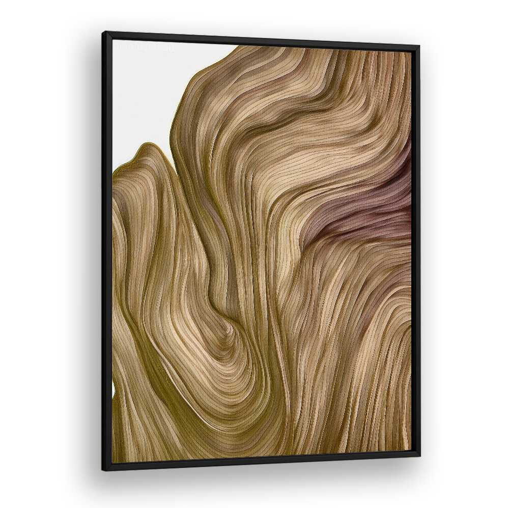 Elegant NATURE LINE IV, ABSTRACT PAINTINGS, showcasing flowing textures in earthy tones for a sophisticated decor.
