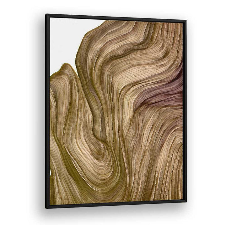 Elegant NATURE LINE IV, ABSTRACT PAINTINGS, showcasing flowing textures in earthy tones for a sophisticated decor.