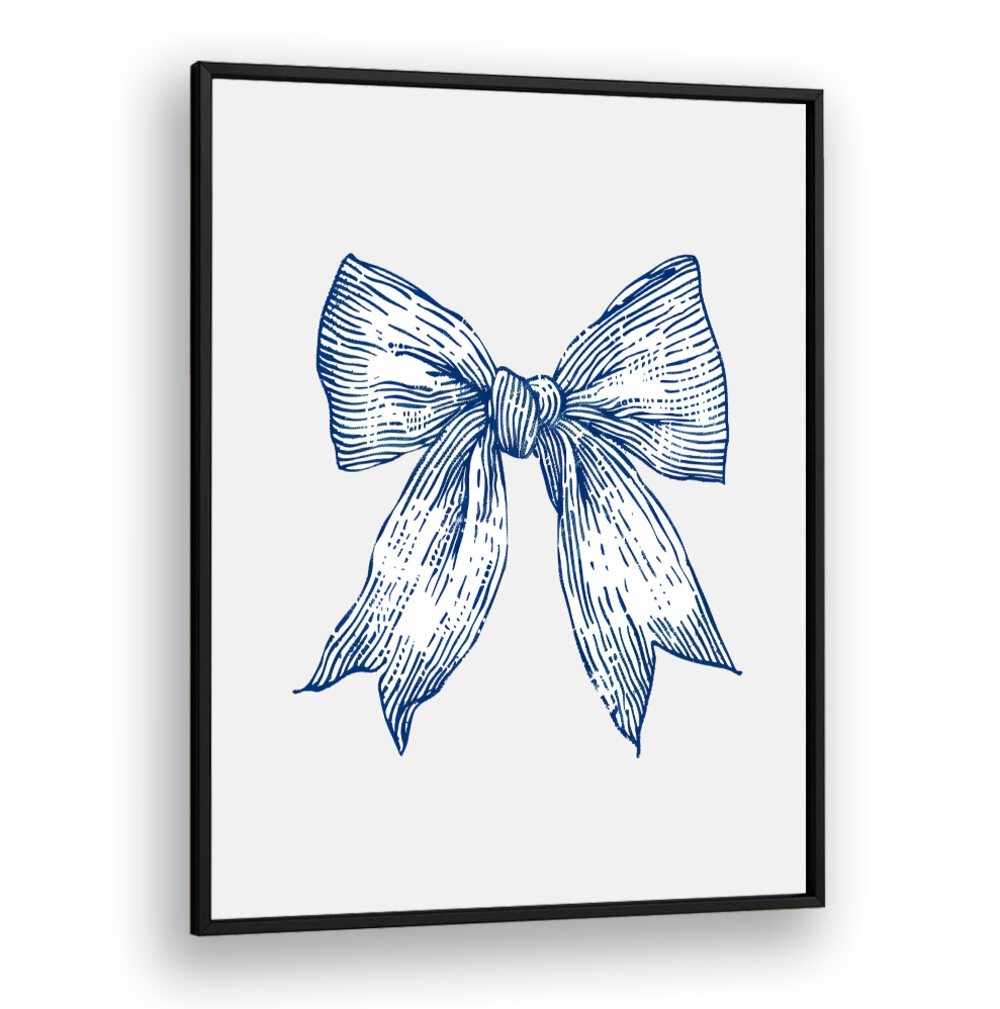 DARK BLUE COASTAL STRIPED BOW