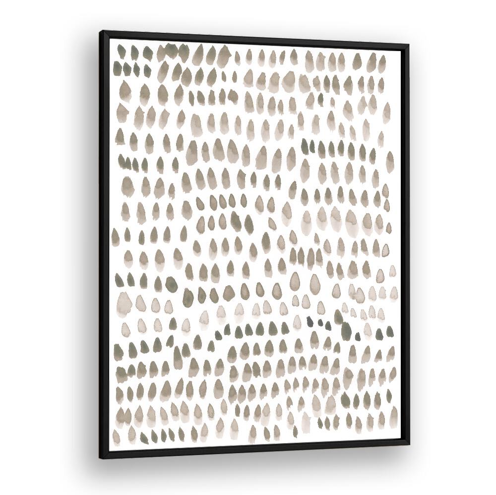 PAINTED DOTS LIGHT BROWN , ABSTRACT PAINTINGS
